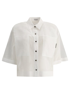 BRUNELLO CUCINELLI White 24SS Women's Shirt