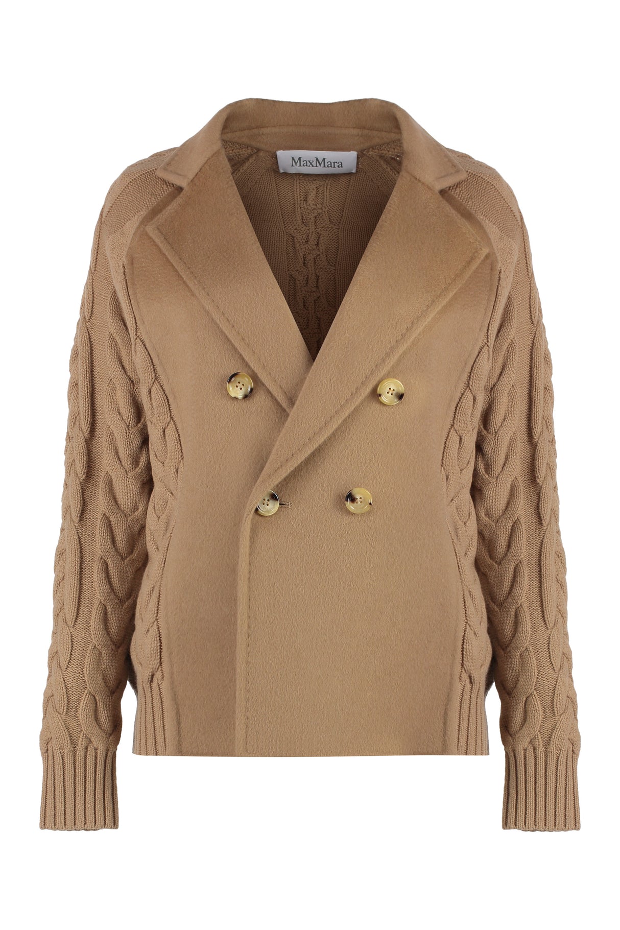 MAX MARA Elegant Double-Breasted Wool Jacket