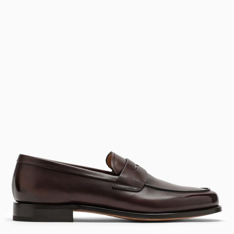 CHURCH'S Men's Brown Leather Moccasins for SS24