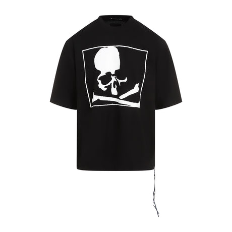 MASTERMIND JAPAN Blurred Skull Graphic Tee - Men's Fashion Top