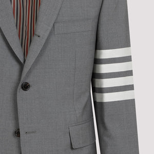 THOM BROWNE Blue Wool Blazer for Men - FW23 Collection