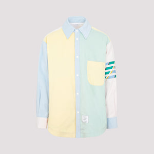 THOM BROWNE Multicolour Cotton Shirt Jacket for Men - Fun and Stylish