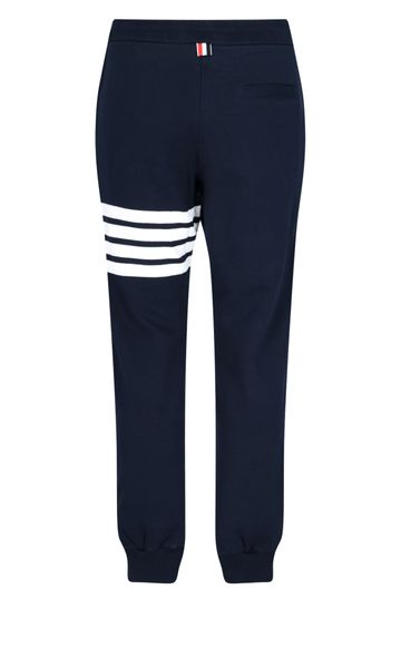THOM BROWNE Men's Blue 4-Bar Sweatpants for FW24