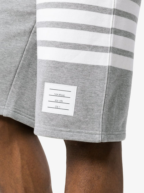 THOM BROWNE Men's Signature 4-Bar Cotton Sweatpants