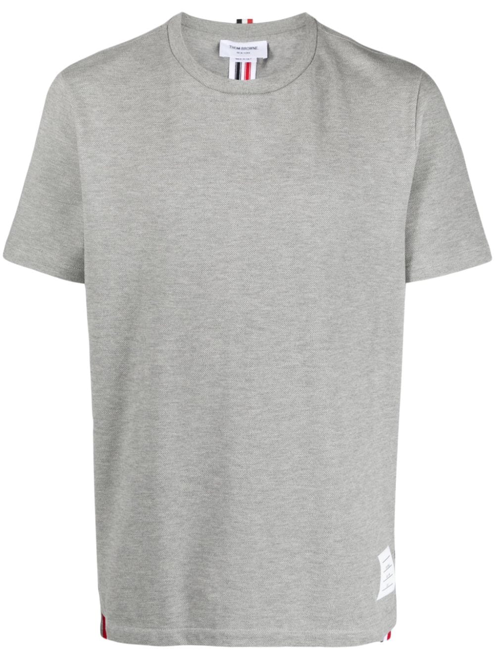 THOM BROWNE Classic RWB Cotton T-Shirt for Men