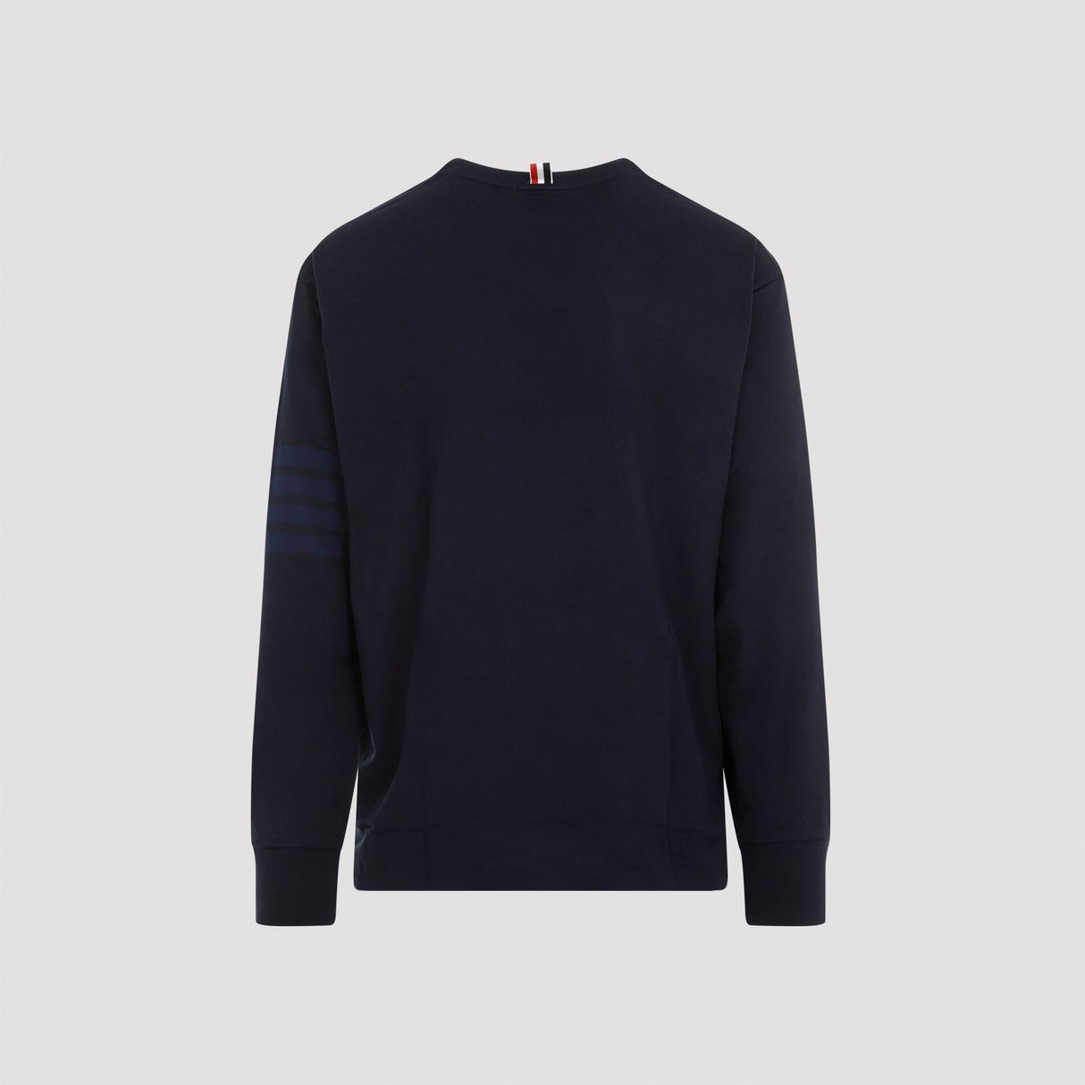 THOM BROWNE Classic Long Sleeve Rugby T-Shirt in Navy