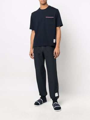 THOM BROWNE Oversized Crew Neck T-Shirt - Size 3