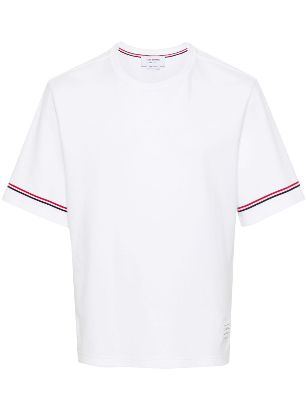 THOM BROWNE Men's Cotton RWB Stripe T-Shirt