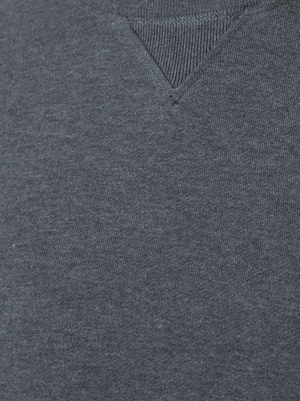 THOM BROWNE MEN'S GREY COTTON CREWNECK SWEATSHIRT FOR FW23