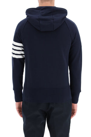 Áo khoác hoodie nam màu xanh có khóa kéo, thích hợp cho mùa thu/đông 2024