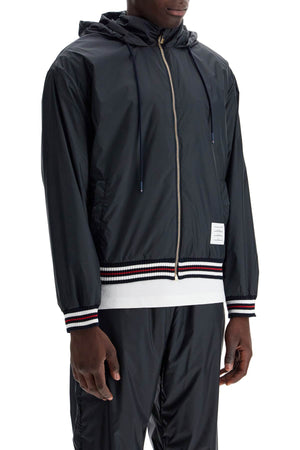 THOM BROWNE Oversized Zip-Up Jacket for Men - FW24