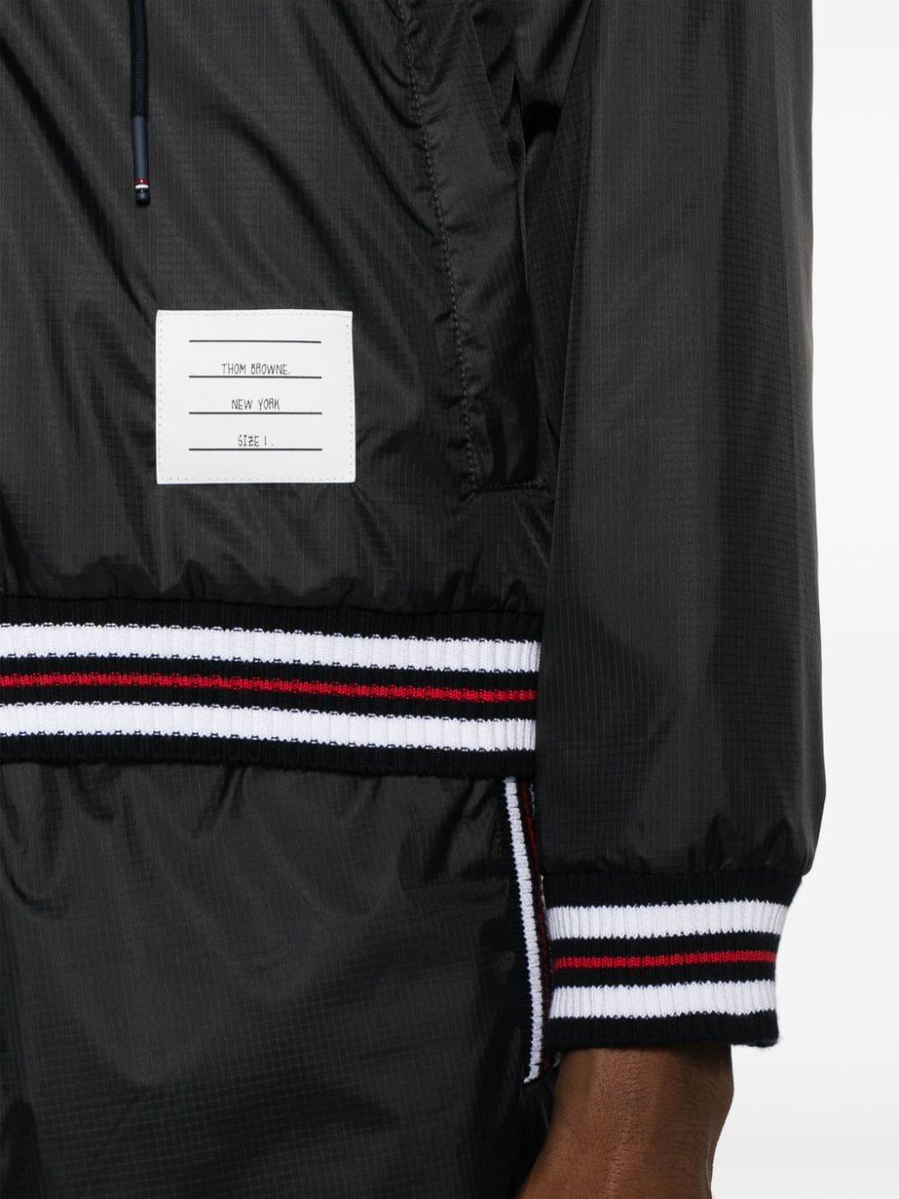 THOM BROWNE Signature Stripe Bomber Jacket