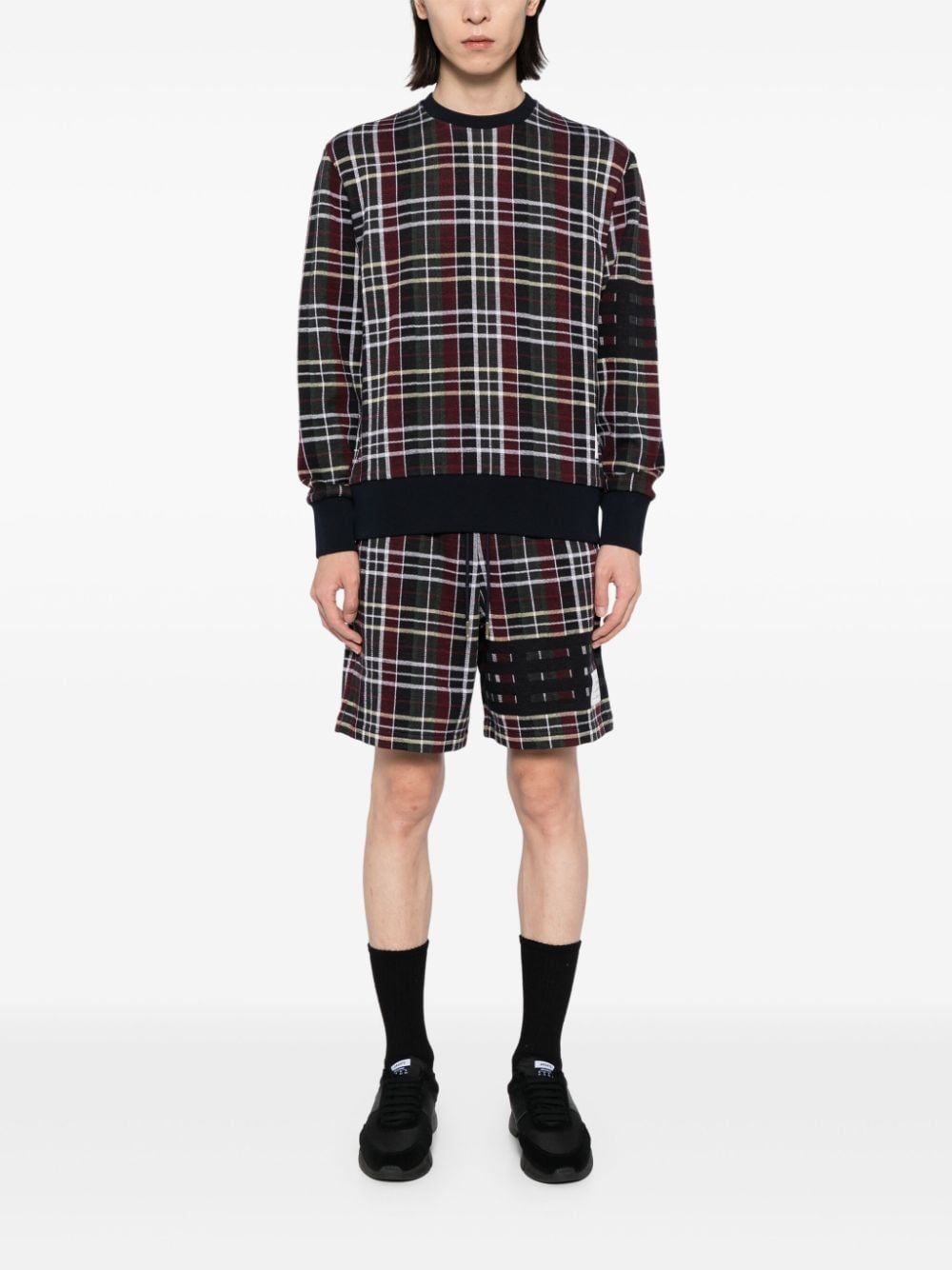 THOM BROWNE Crew Neck Sweatshirt for Men - FW24 Collection