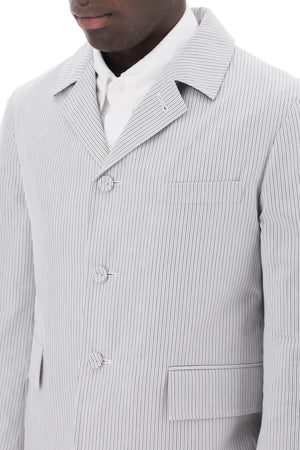 THOM BROWNE Multicolor Striped Deconstructed Jacket for Men