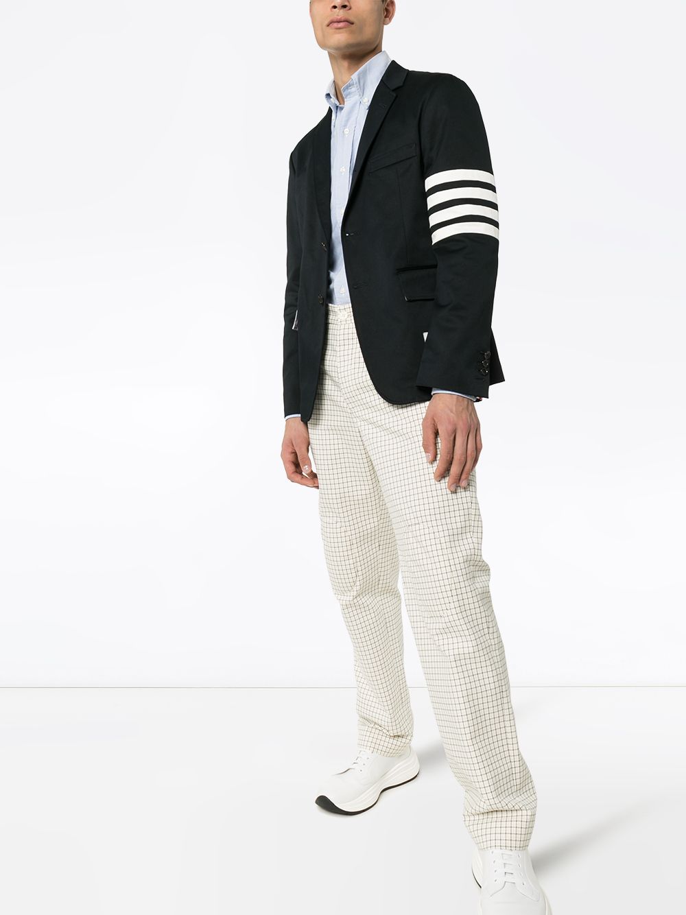 24SS Blue Men's Jacket - 2024 Collection by THOM BROWNE