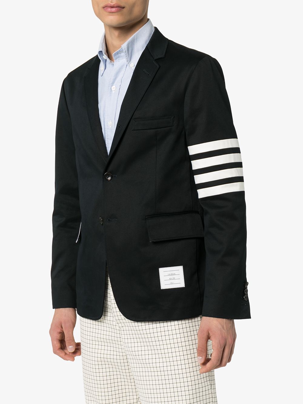 24SS Blue Men's Jacket - 2024 Collection by THOM BROWNE