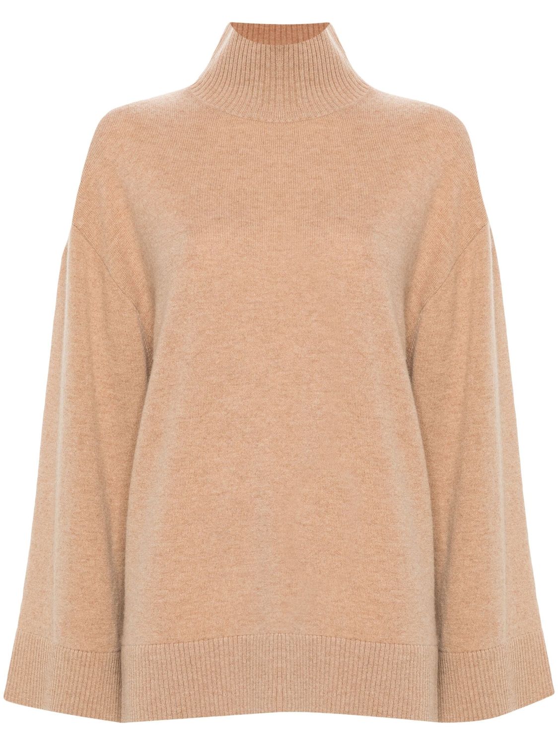 ELISABETTA FRANCHI High Neck Logo Intarsia Sweater for Women