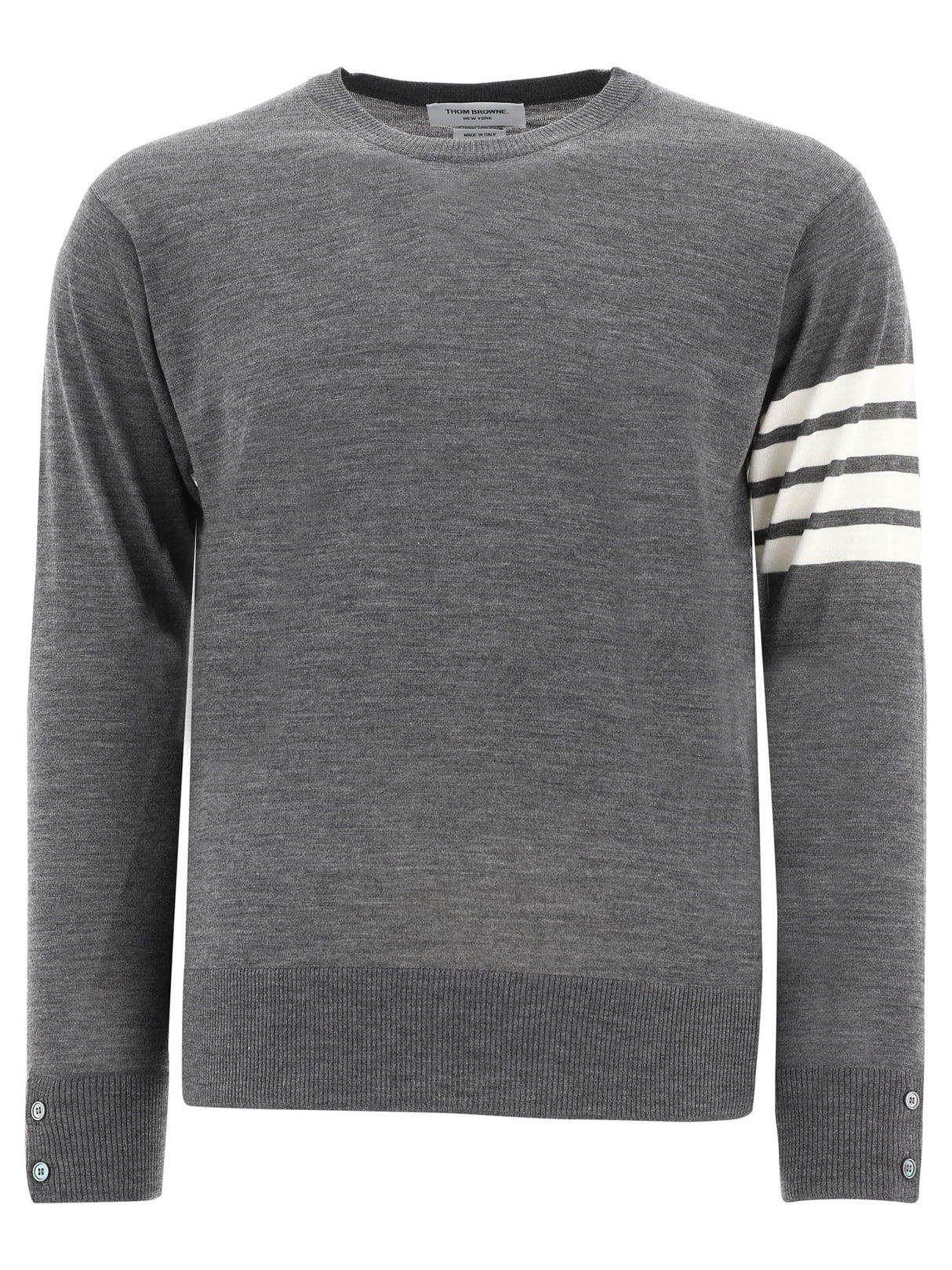 THOM BROWNE 24FW Men's Grey Tunic Sweatshirt