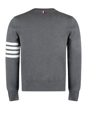 THOM BROWNE Milan Stitch Crew Neck Pullover for Men