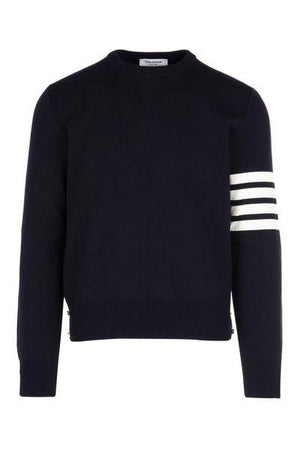 THOM BROWNE Milan Stitch Crew Neck Pullover for Men