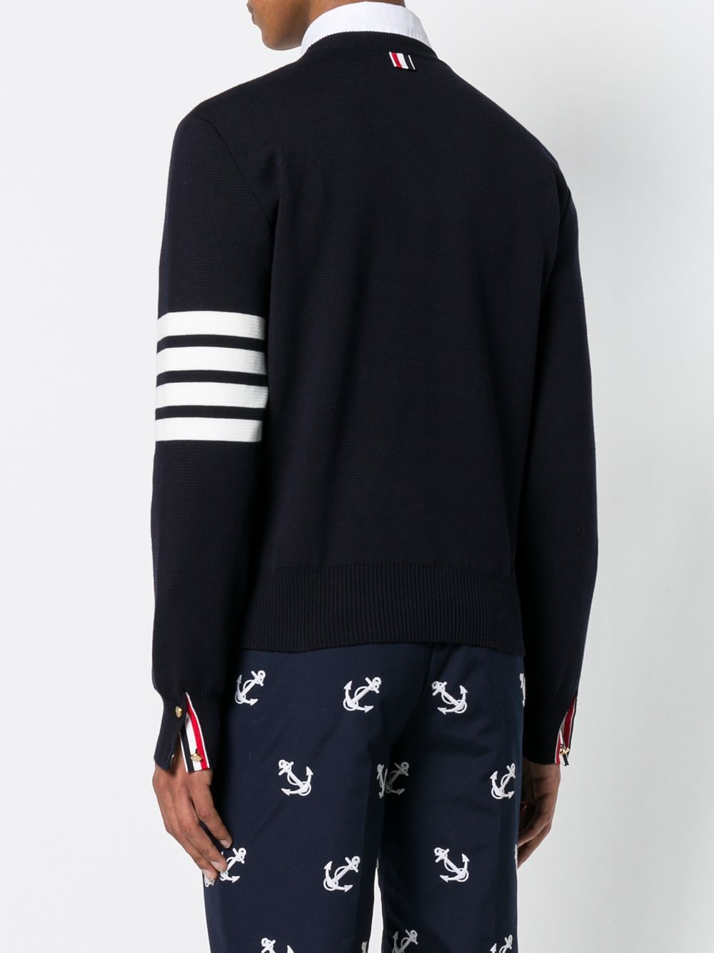 THOM BROWNE Men's 4-Bar Cotton Sweater