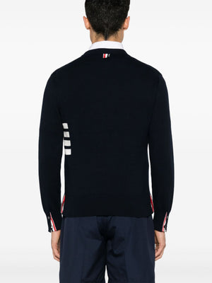 THOM BROWNE Signature Stripe Cotton Sweater