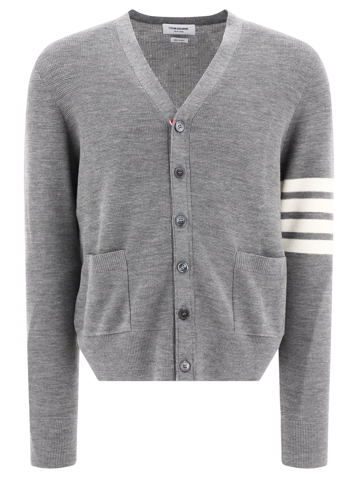 THOM BROWNE Grey Tunic Top for Men - 24SS Collection