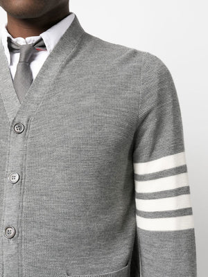 THOM BROWNE Grey Tunic Top for Men - 24SS Collection