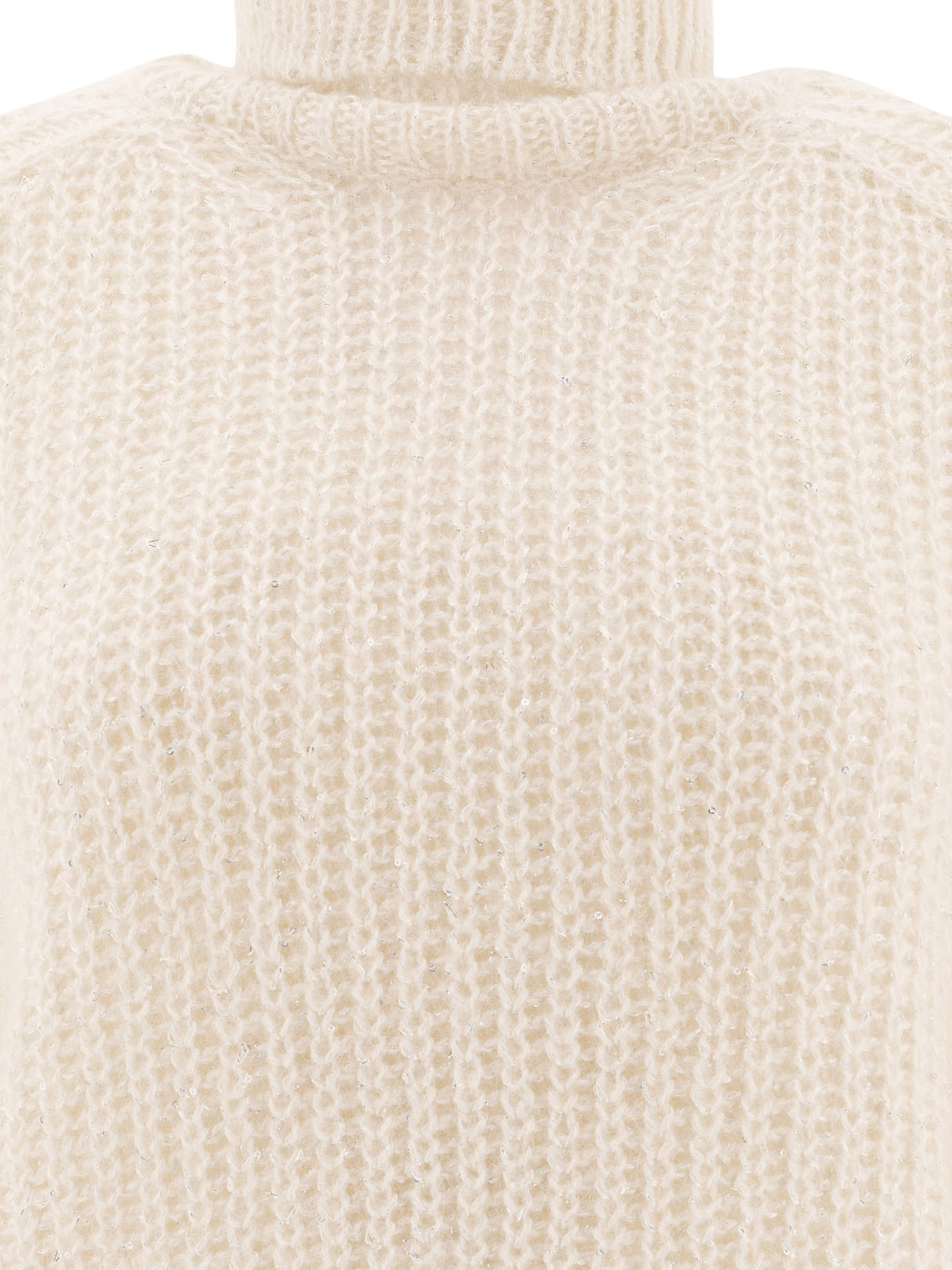 HERNO Alpaca Blend Metallic Turtleneck Sweater - Regular Fit