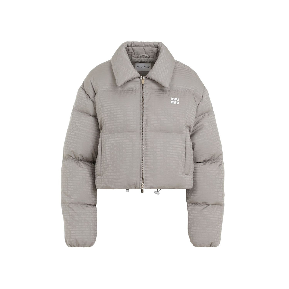 MIU MIU Chic Mini Grey Down Jacket