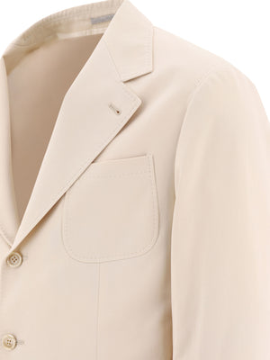 Áo Blazer Beige Deconstructed SS24 cho Nam