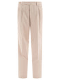 BRUNELLO CUCINELLI Tailored Pleated Trousers for Men