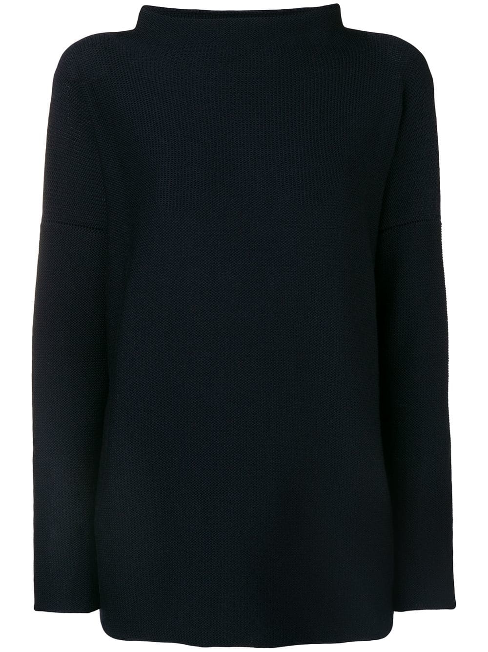 DANIELA GREGIS Women's Wool Turtle-Neck Sweater - Classic Navy