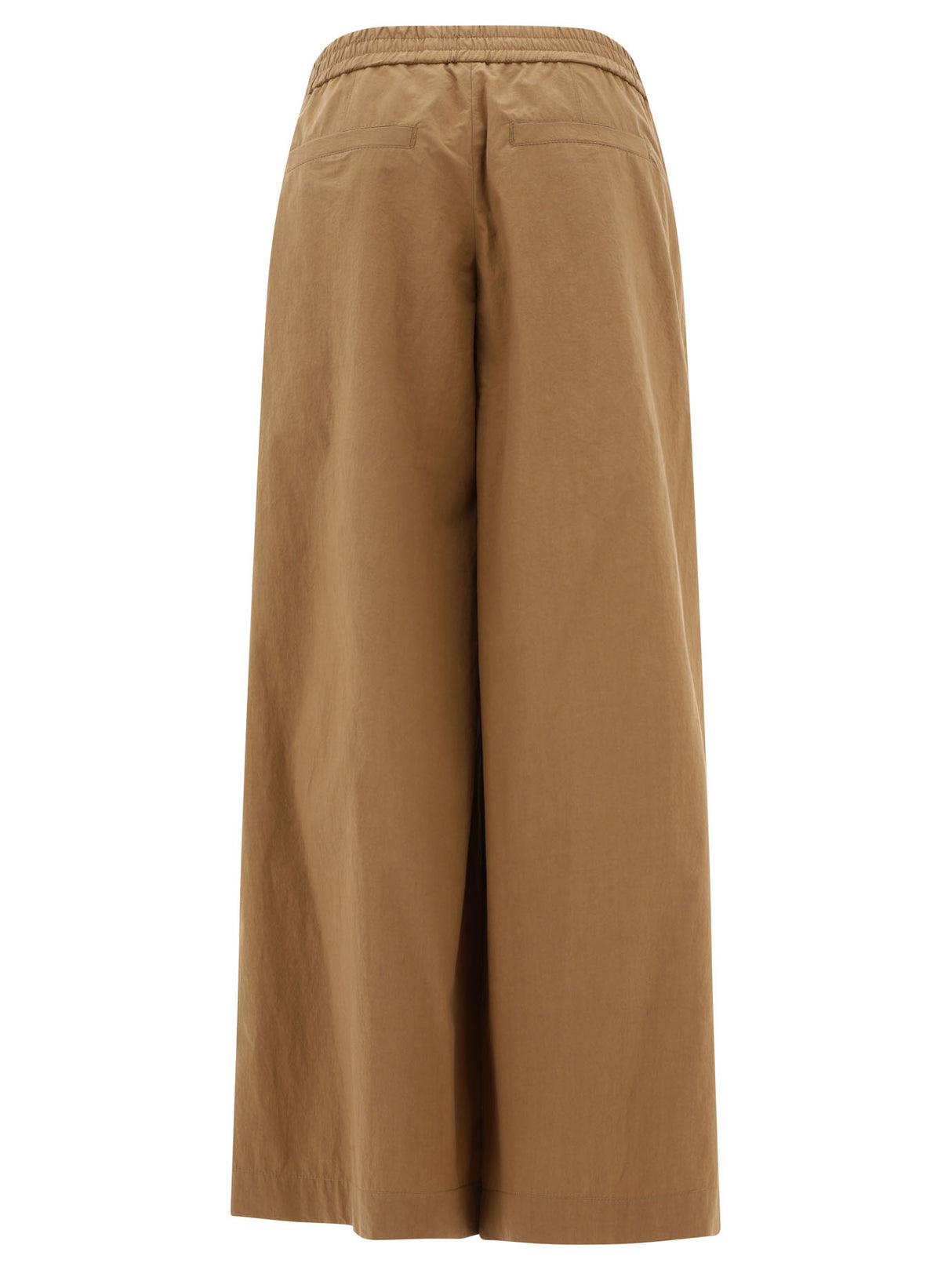 BRUNELLO CUCINELLI 24SS Women's Brown Straight Pants