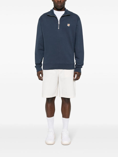 MAISON KITSUNÉ Men's Cotton Sweatshirt - Size L