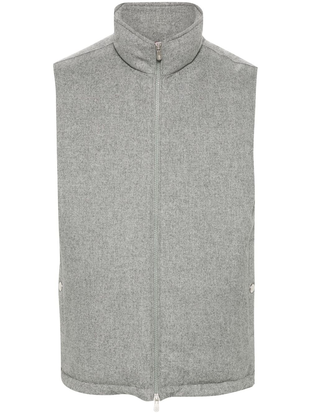 BRUNELLO CUCINELLI Men's Cozy Wool and Down Vest for Fall Winter 2024