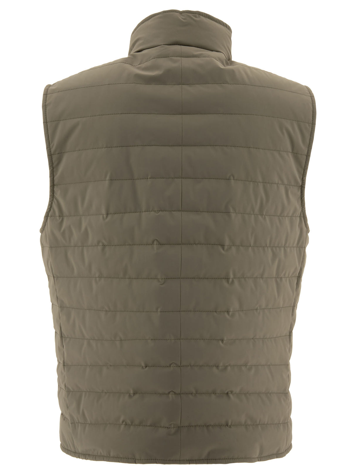 BRUNELLO CUCINELLI Luxury Lightweight Down Vest in Green