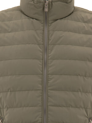 BRUNELLO CUCINELLI Luxury Lightweight Down Vest in Green