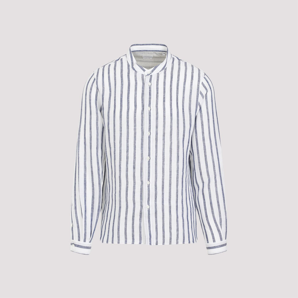 BRUNELLO CUCINELLI Classic Striped Button-Up Shirt for Men