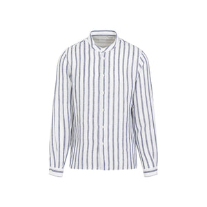 BRUNELLO CUCINELLI Classic Striped Button-Up Shirt for Men