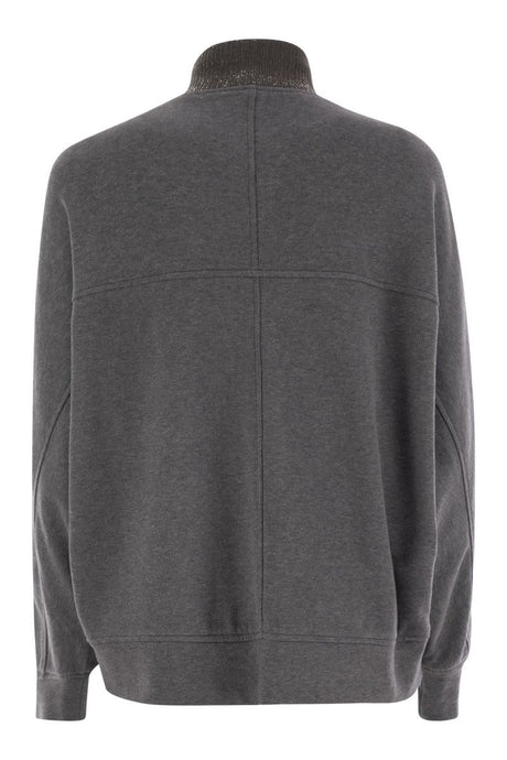 BRUNELLO CUCINELLI Elegant Zippered Cotton Sweatshirt