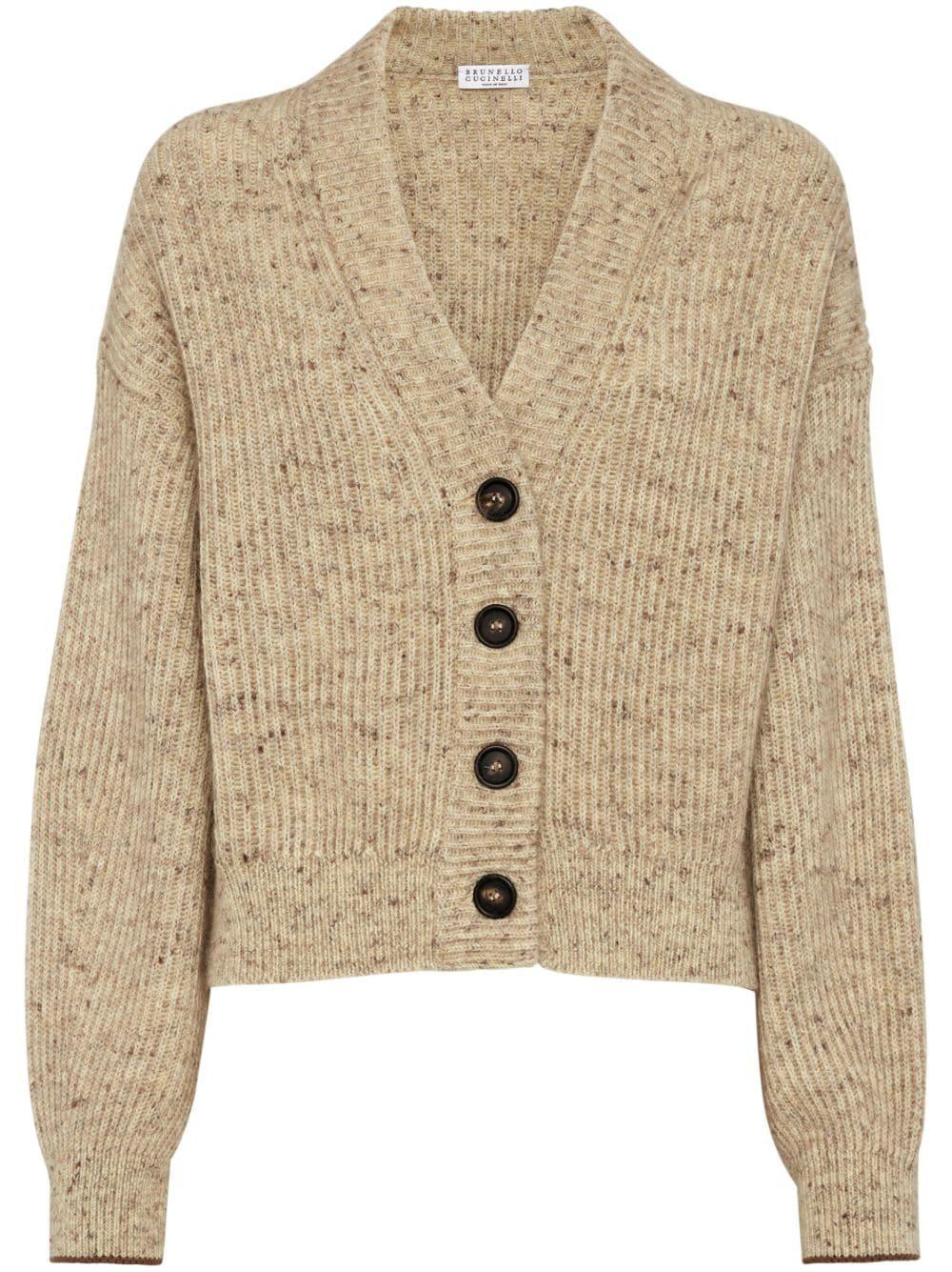 BRUNELLO CUCINELLI Melange Effect Cardigan for Women - FW24