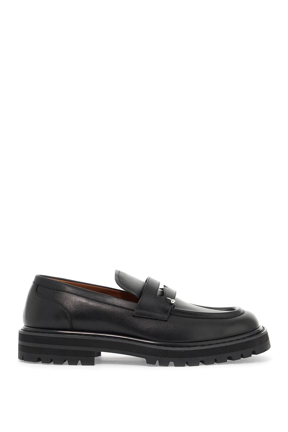 MARNI Chunky Piercing Leather Loafers for Men