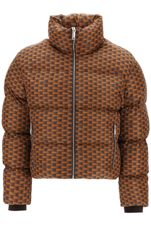 BALLY Quilted Puffer Jacket with Pennant Motif - Men's Short Outerwear