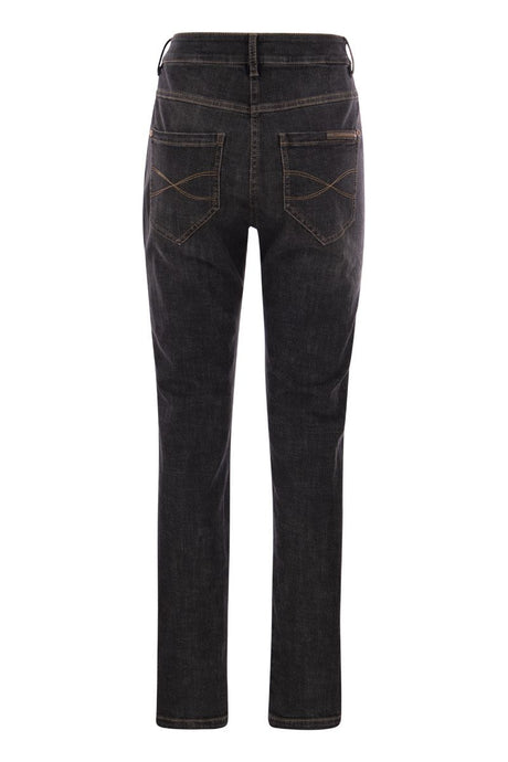 Quần Jeans Skinny Đen Tôn Dáng