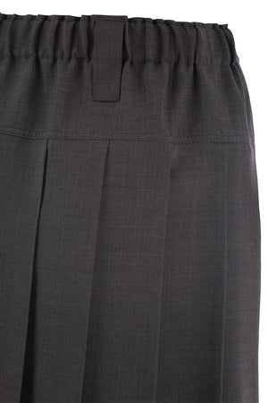 BRUNELLO CUCINELLI Chic Wool Pleated Mini Skirt