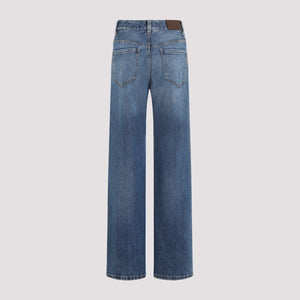 Quần Jeans Cotton Dáng Thẳng