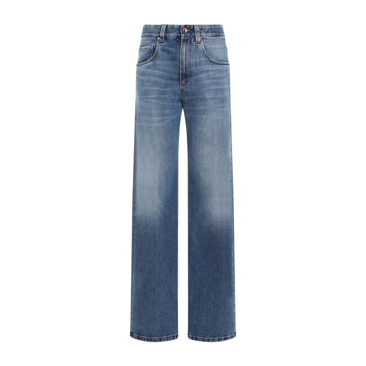 BRUNELLO CUCINELLI Classic Cotton Straight Leg Jeans