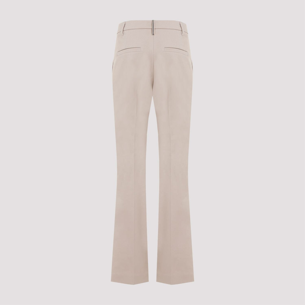 BRUNELLO CUCINELLI Beige Cotton Pants for Women - FW24