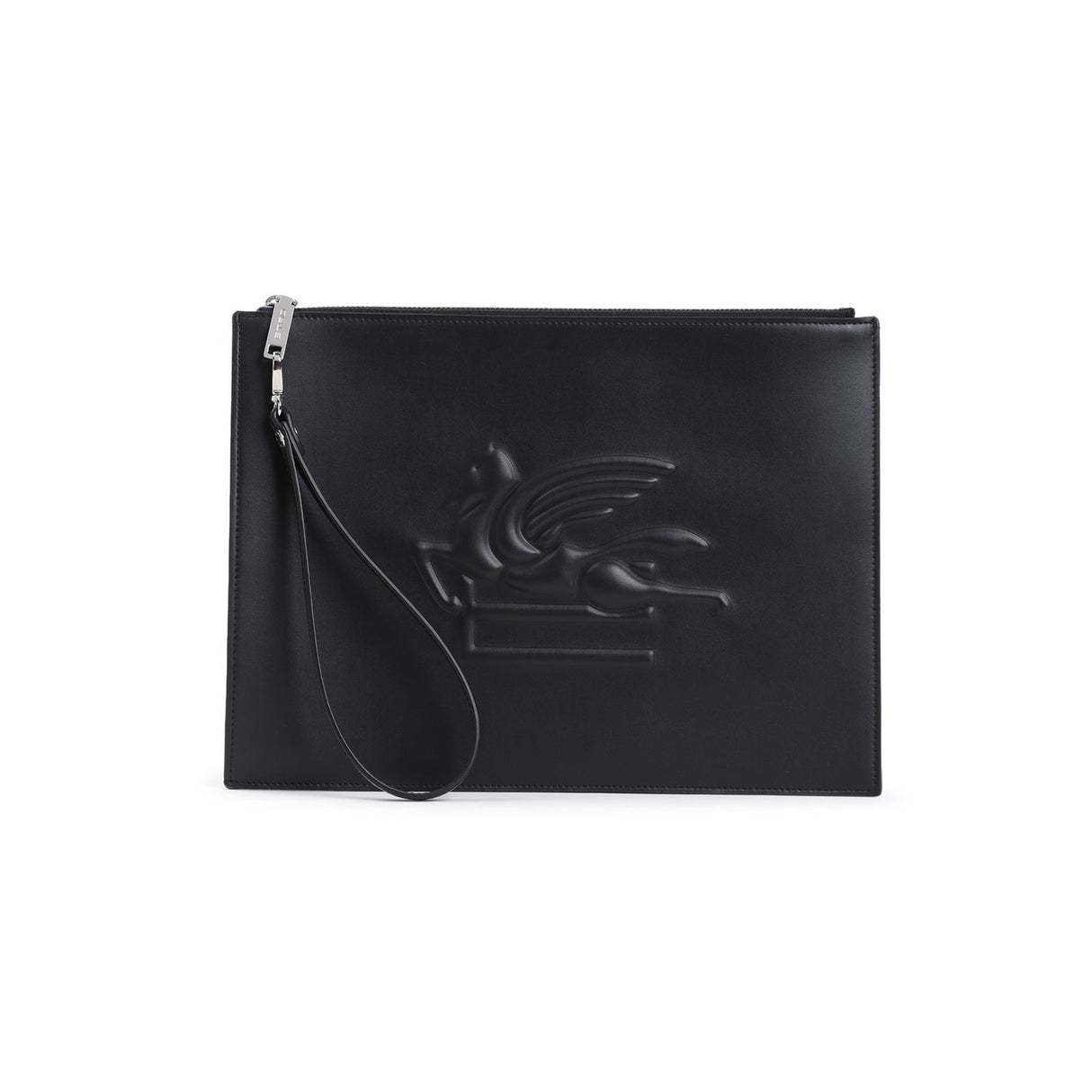 ETRO Mini Logo Embossed Pouch Handbag - 30CM x 22CM